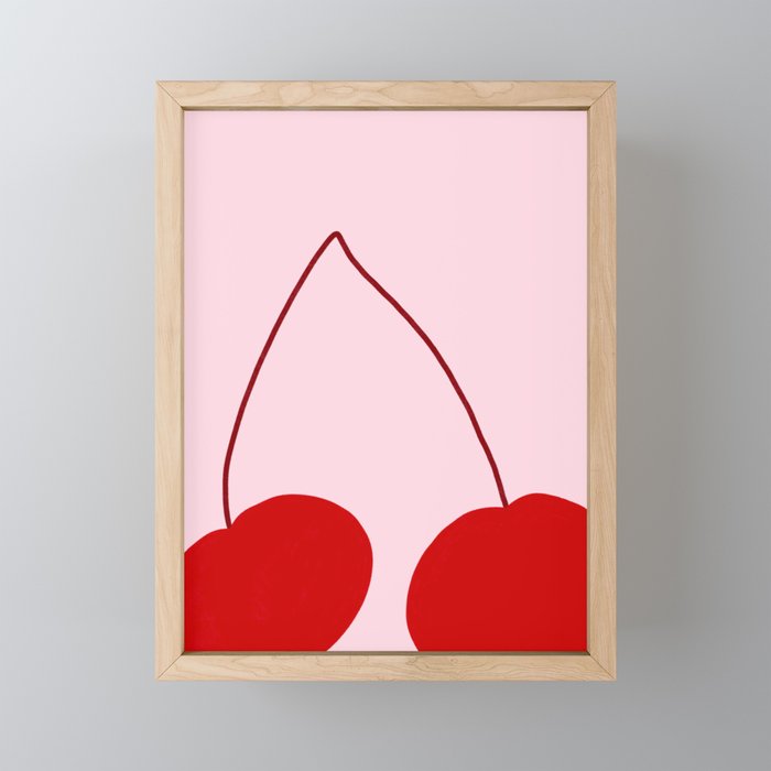 Red Cherries Mini Art Print