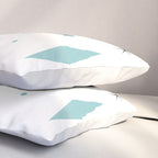 Vintage 1950s Mid Century Modern Design Pillow Sham Gallery Image 3
