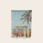 Surf Van II - Vintage Coastal Adventure Print Wall Hanging Gallery Image 1