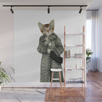 Kitten Dressed as Cat Wall Mural Gallery Image 1