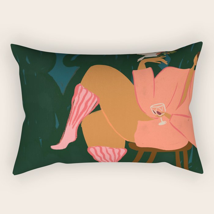 A Lil Birdy Told Me Rectangular Pillow Gallery Image 2