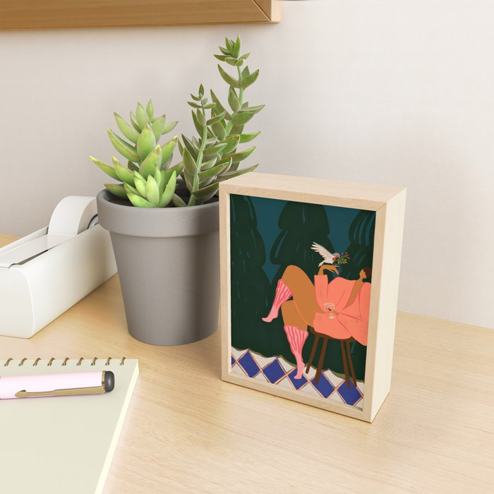 A Lil Birdy Told Me Mini Art Print Gallery Image 2