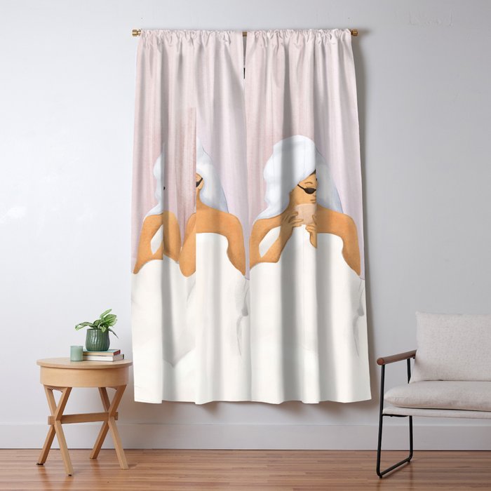 Morning with a friend Window Curtain Gallery Image 5