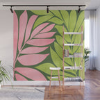 Spring Flora / Pink and Green Palette Wall Mural Gallery Image 1