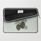 Goldcrest in the Winter Pines Laptop Sleeve Gallery Image 2