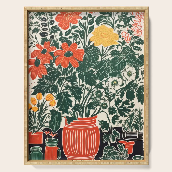The Greenhouse Potted Garden Serving Tray Gallery Image 1