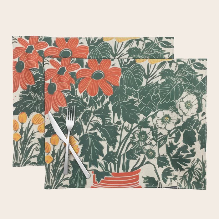 The Greenhouse Potted Garden Placemat Gallery Image 1