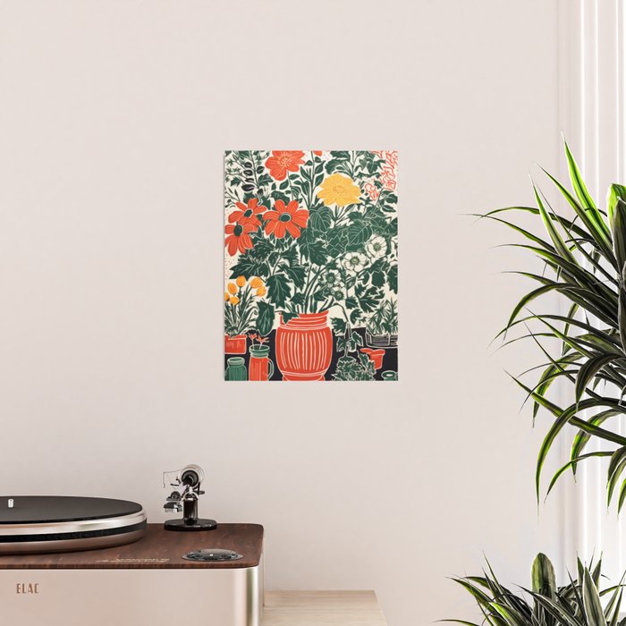 The Greenhouse Potted Garden Poster Gallery Image 2