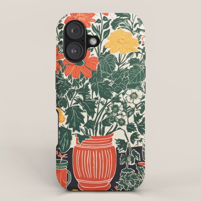 The Greenhouse Potted Garden iPhone Case Gallery Image 1