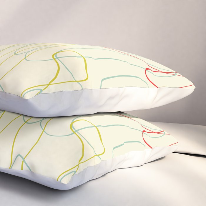 lines I Pillow Sham Gallery Image 3