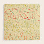 lines I Wood Wall Art Gallery Image 1