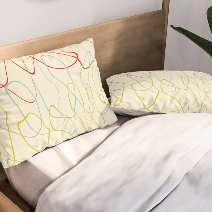 lines I Pillow Sham Gallery Image 2