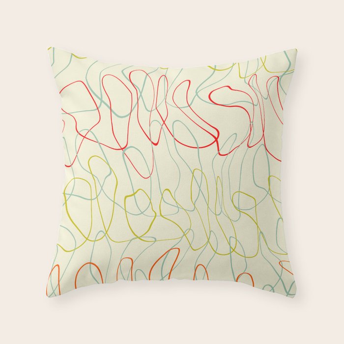 lines I Throw Pillow Gallery Image 1