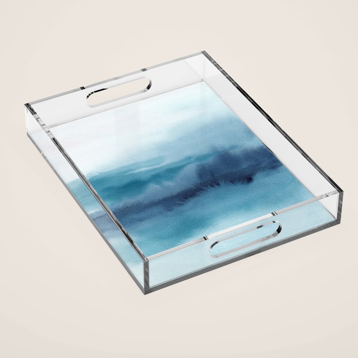 Abstract Landscape Painting Acrylic Tray Gallery Image 1
