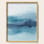 Abstract Landscape Painting Serving Tray Gallery Image 1