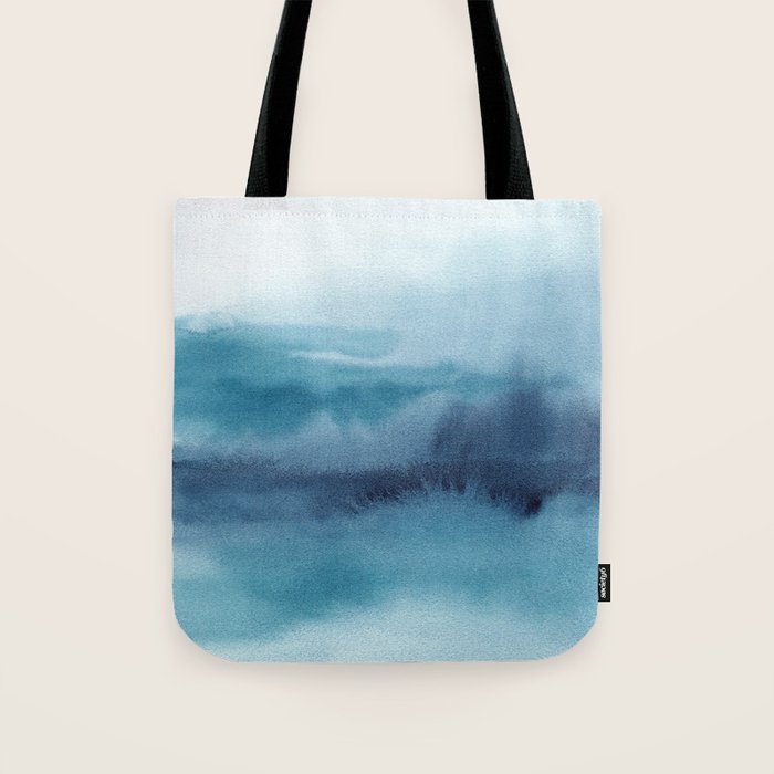 Abstract Landscape Painting Tote Bag Gallery Image 1