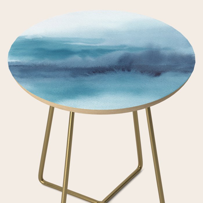 Abstract Landscape Painting Side Table Gallery Image 2