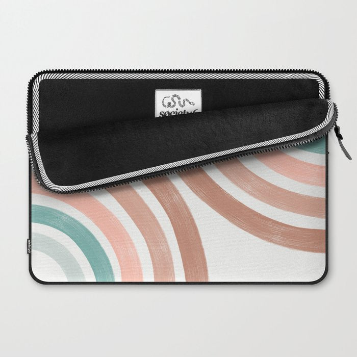 Double Retro Rainbows Laptop Sleeve Gallery Image 2