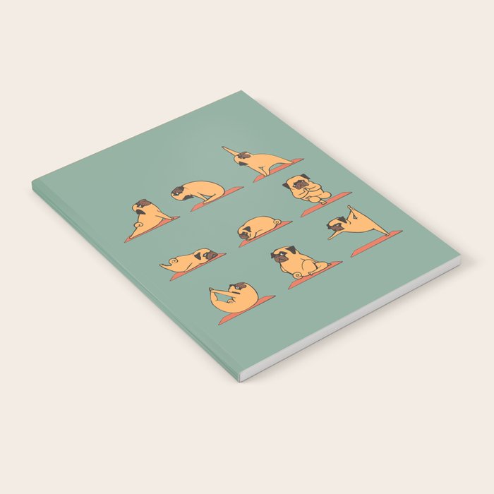 Pug Yoga Notebook Gallery Image 2