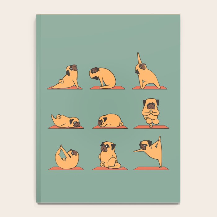 Pug Yoga Notebook Gallery Image 4
