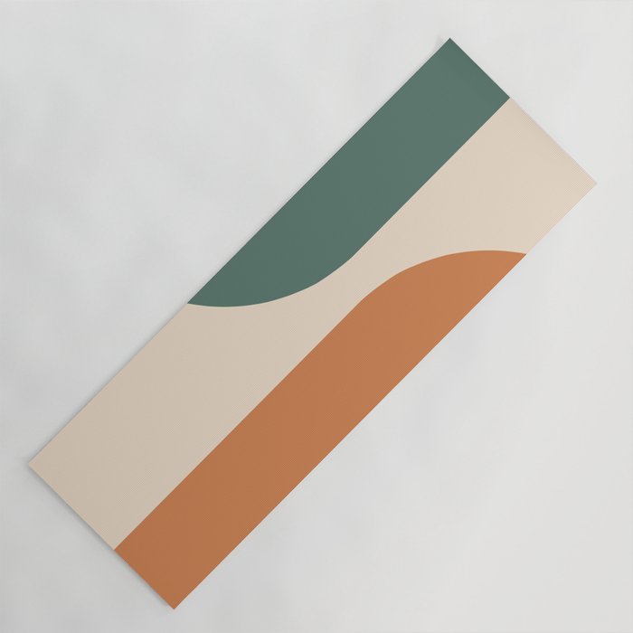 Modern Minimal Arch Abstract LXXXIX Yoga Mat Gallery Image 1