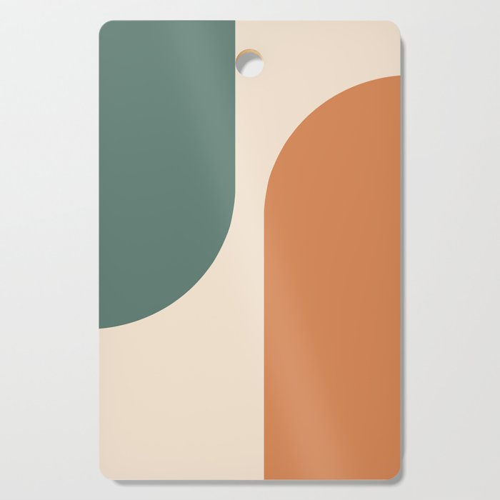 Modern Minimal Arch Abstract LXXXIX Cutting Board Gallery Image 1