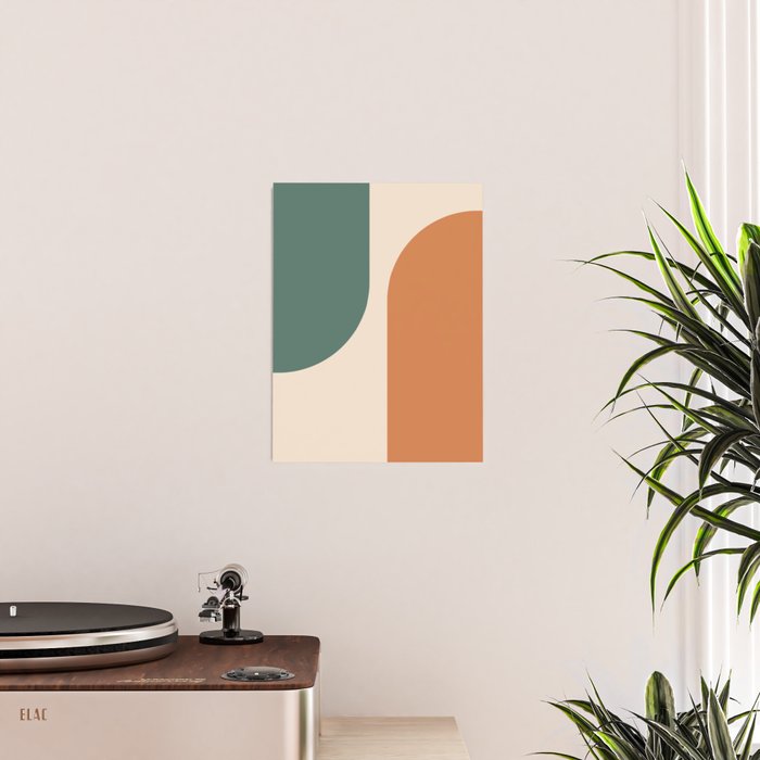 Modern Minimal Arch Abstract LXXXIX Poster Gallery Image 2