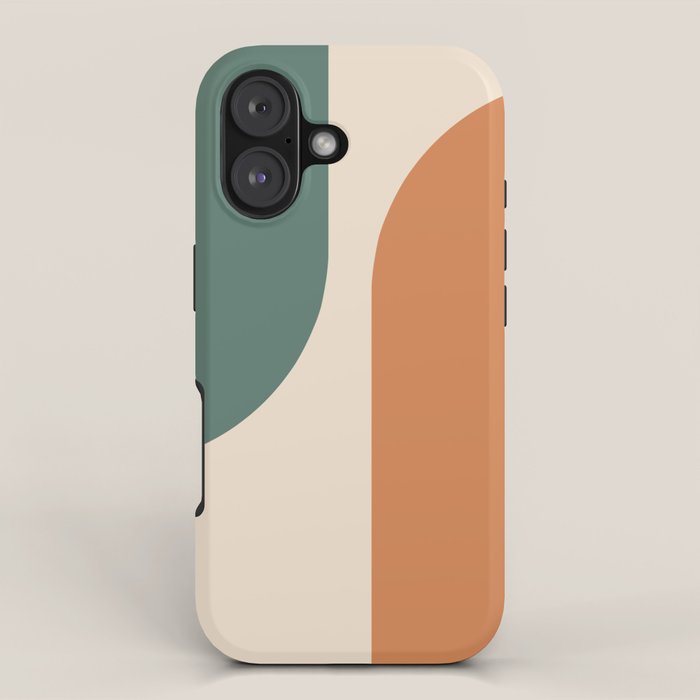 Modern Minimal Arch Abstract LXXXIX iPhone Case Gallery Image 1