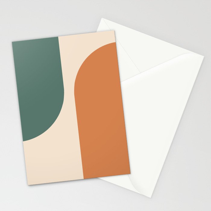 Modern Minimal Arch Abstract LXXXIX Stationery Card Gallery Image 2