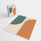 Modern Minimal Arch Abstract LXXXIX Jigsaw Puzzle Gallery Image 2