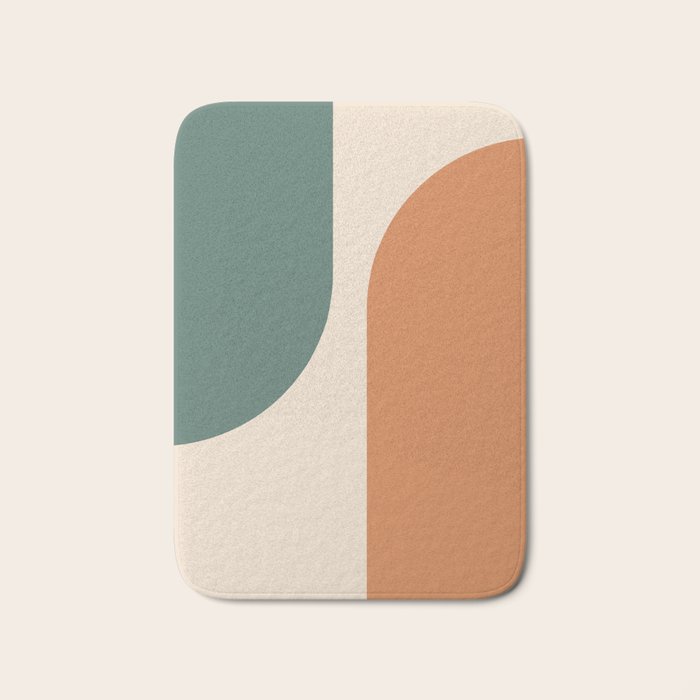 Modern Minimal Arch Abstract LXXXIX Bath Mat Gallery Image 1