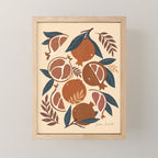 Pomegranate - Terracotta Mini Art Print Gallery Image 1