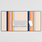 Retro stripes #2 Desk Mat Gallery Image 1