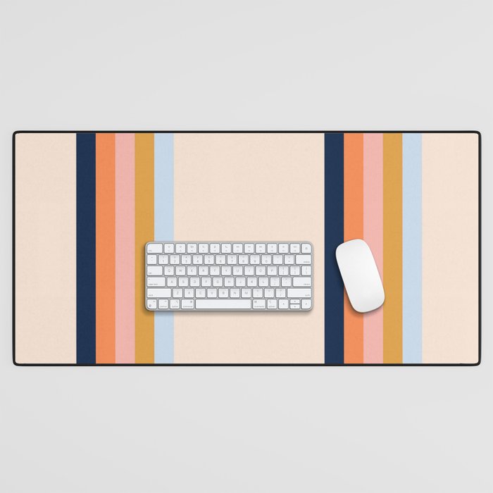 Retro stripes #2 Desk Mat Gallery Image 1