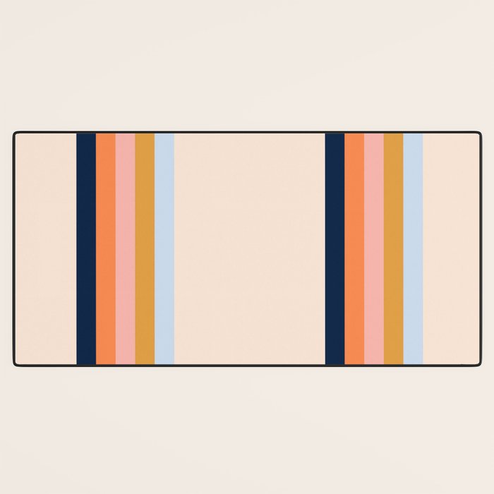 Retro stripes #2 Desk Mat Gallery Image 3