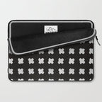 X Grid - White on Black Laptop Sleeve Gallery Image 2