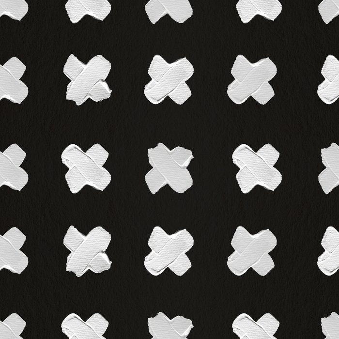 X Grid - White on Black Coffee Mug Gallery Image 2