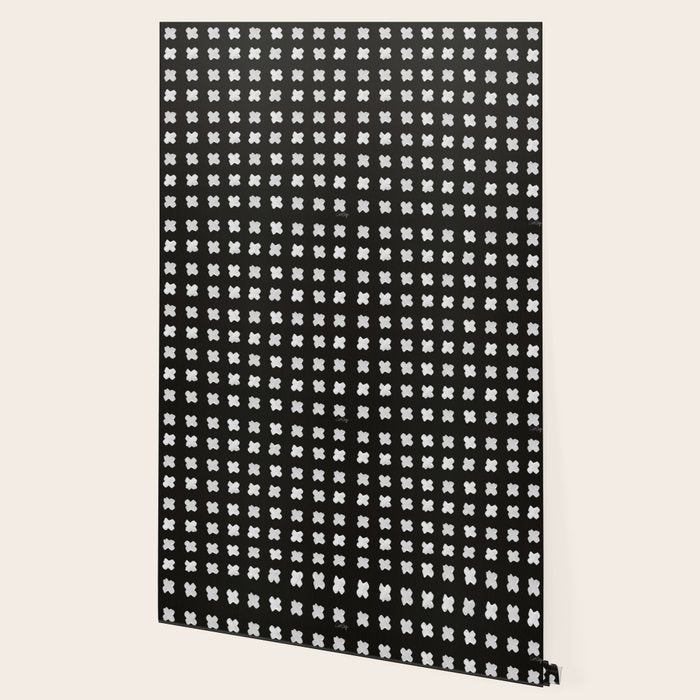 X Grid - White on Black Wallpaper Gallery Image 2