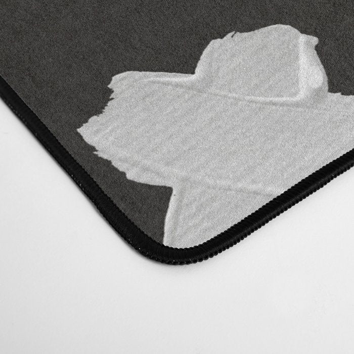 X Grid - White on Black Desk Mat Gallery Image 4