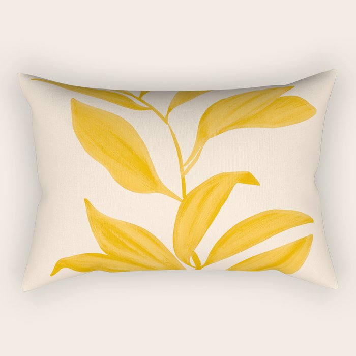 Abstract Art /Minimal Plant 80 Rectangular Pillow Gallery Image 2