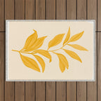 Abstract Art /Minimal Plant 80 Outdoor Rug Gallery Image 1
