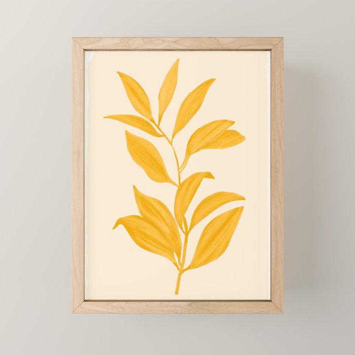 Abstract Art /Minimal Plant 80 Mini Art Print Gallery Image 1
