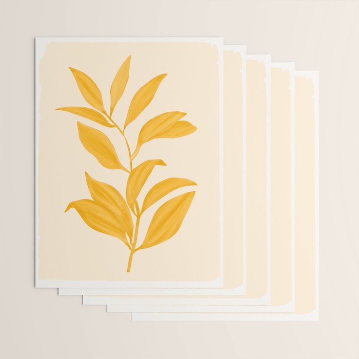 Abstract Art /Minimal Plant 80 Wrapping Paper Gallery Image 3