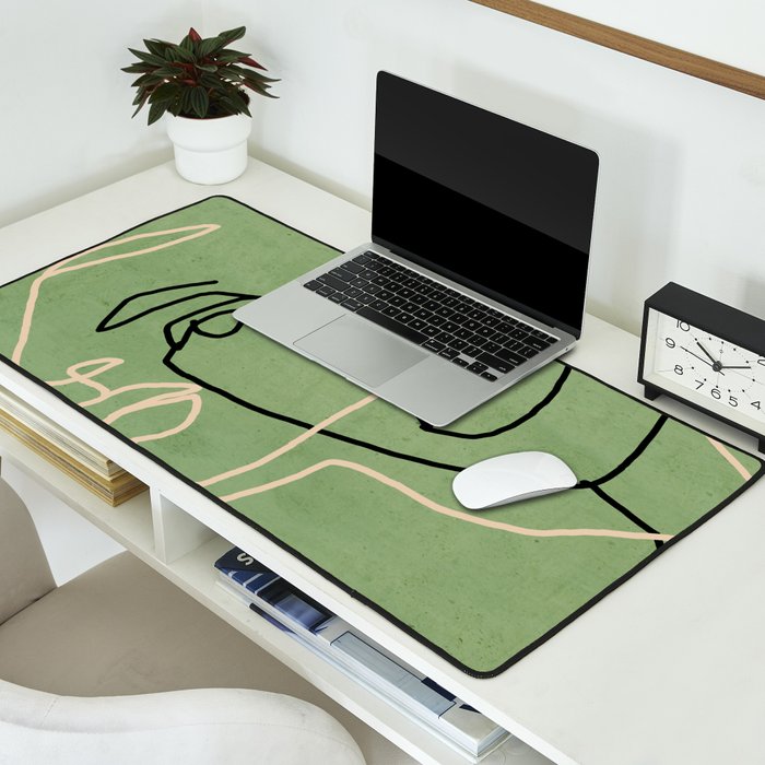 Abstract Face 6/4 Desk Mat Gallery Image 2