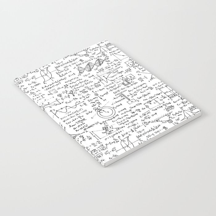 Physics Equations on Whiteboard Notebook Gallery Image 2