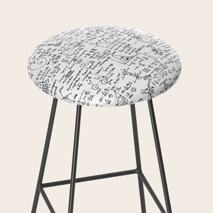 Physics Equations on Whiteboard Stool Gallery Image 2