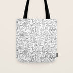 Physics Equations on Whiteboard Tote Bag Gallery Image 1