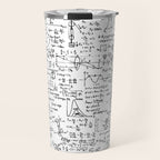 Physics Equations on Whiteboard Travel Mug Gallery Image 1