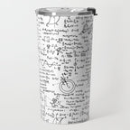 Physics Equations on Whiteboard Travel Mug Gallery Image 2