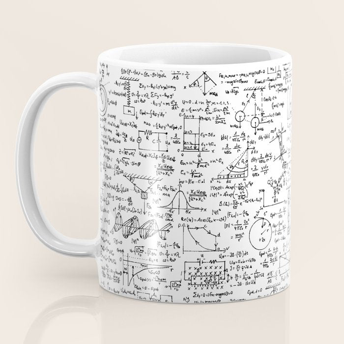 Physics Equations on Whiteboard Coffee Mug Gallery Image 3